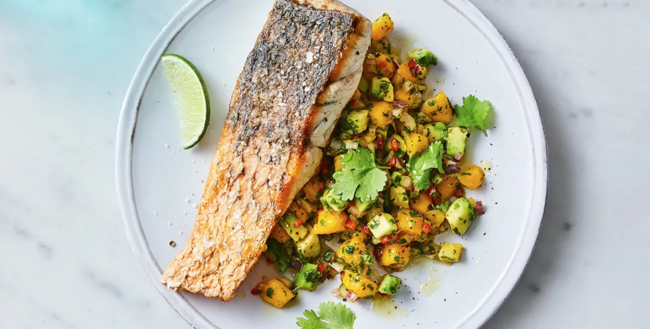 Dawson's Oyster Supplies | Pan Fried Barramundi with Spicy Mango Salsa ...