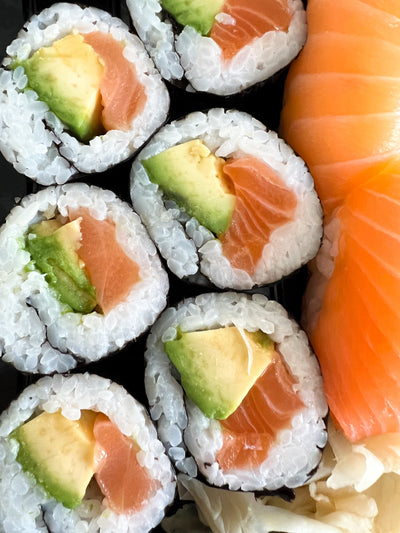 Recipe: Salmon and Avocado Sushi rolls
